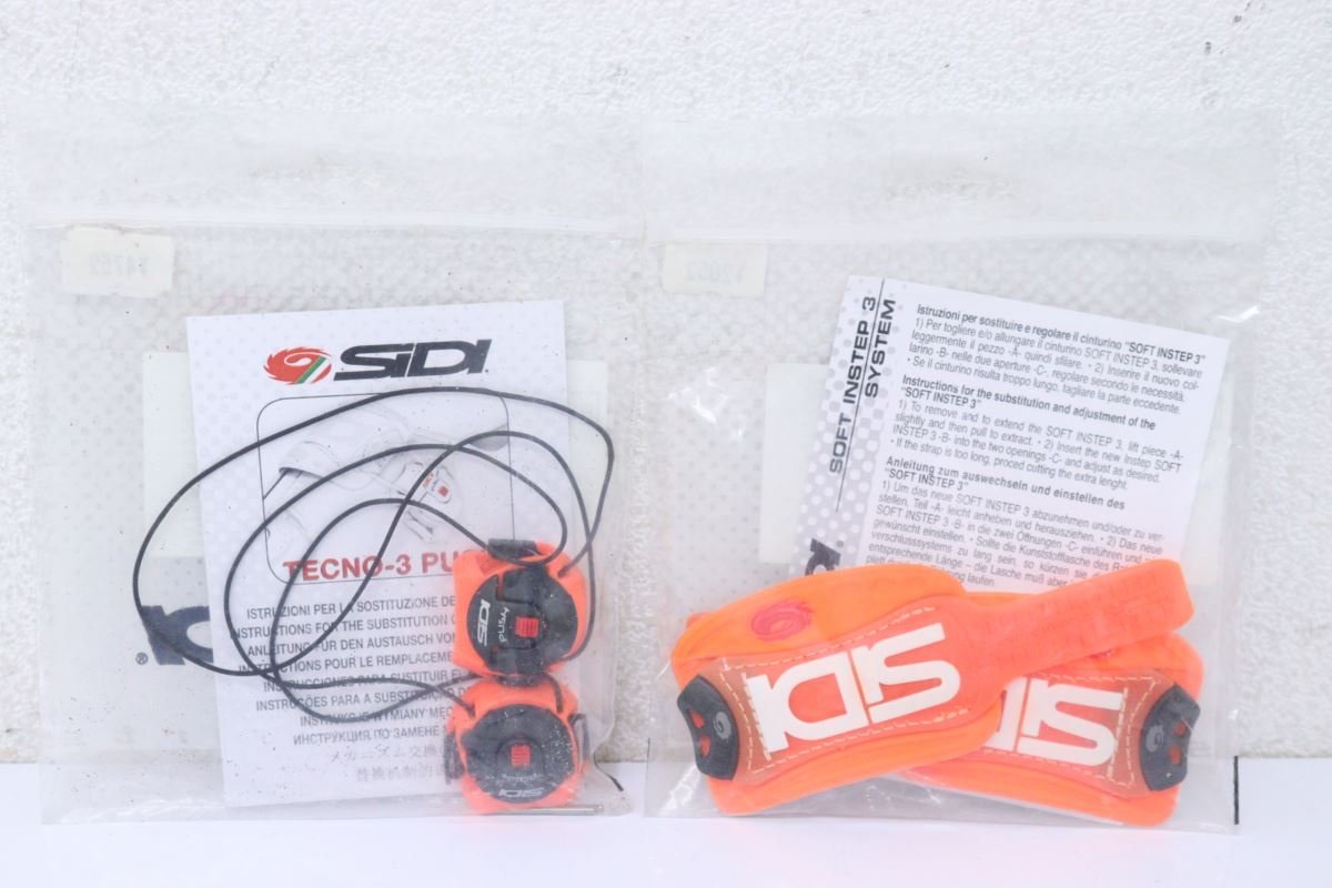 ▽ Sidi Cidi Tecno-3 Push/Soft Instep 3 Orange Set не используется