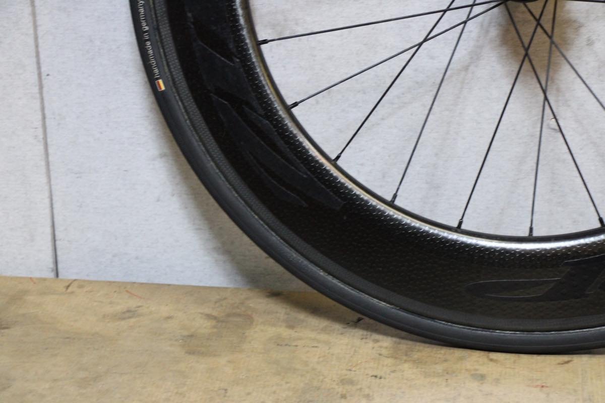 ○ZIPP ジップ 808 Firecrest RIM シマノフリー 11s対応 チューブラー カーボンホイール リアのみ 美品_画像7