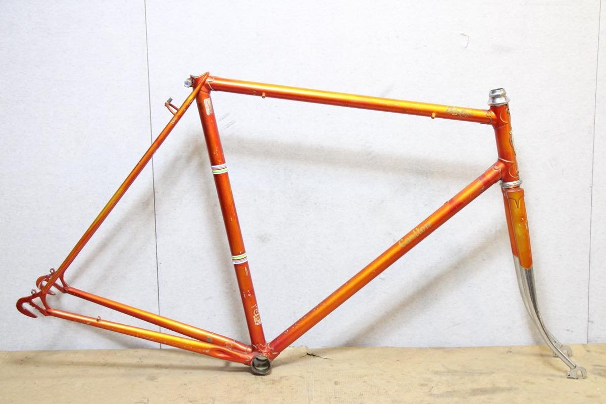 □carlton cycles worksop カールトン クロモリビンテージフレーム 575mm(C-T) ジャンク品