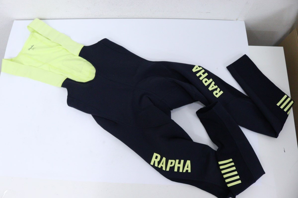 ★Rapha ラファ プロチーム ウィンタータイツ ウィズ パッド II ビブタイツ Sサイズ 美品