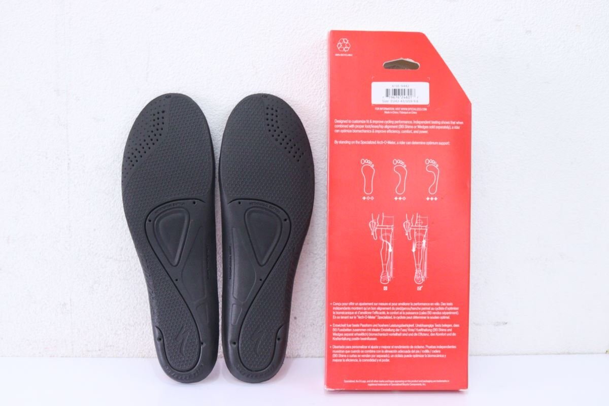 ▲SPECIALIZED スペシャライズド SL FOOTBED EU#42-43++ サイズ27-27.5cm インソール 未使用品の画像2