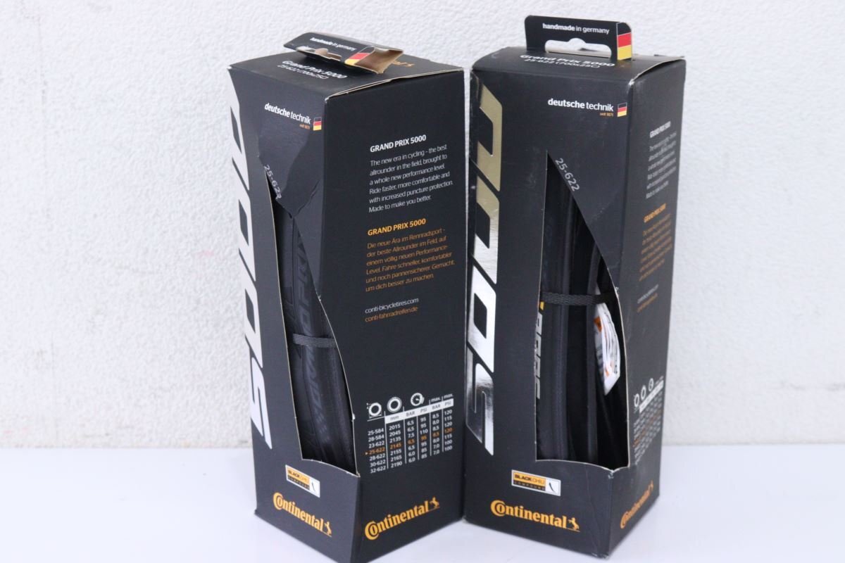 ★CONTINENTAL コンチネンタル GRAND PRIX 5000 700x25cクリンチャータイヤ 2本 未使用品の画像4