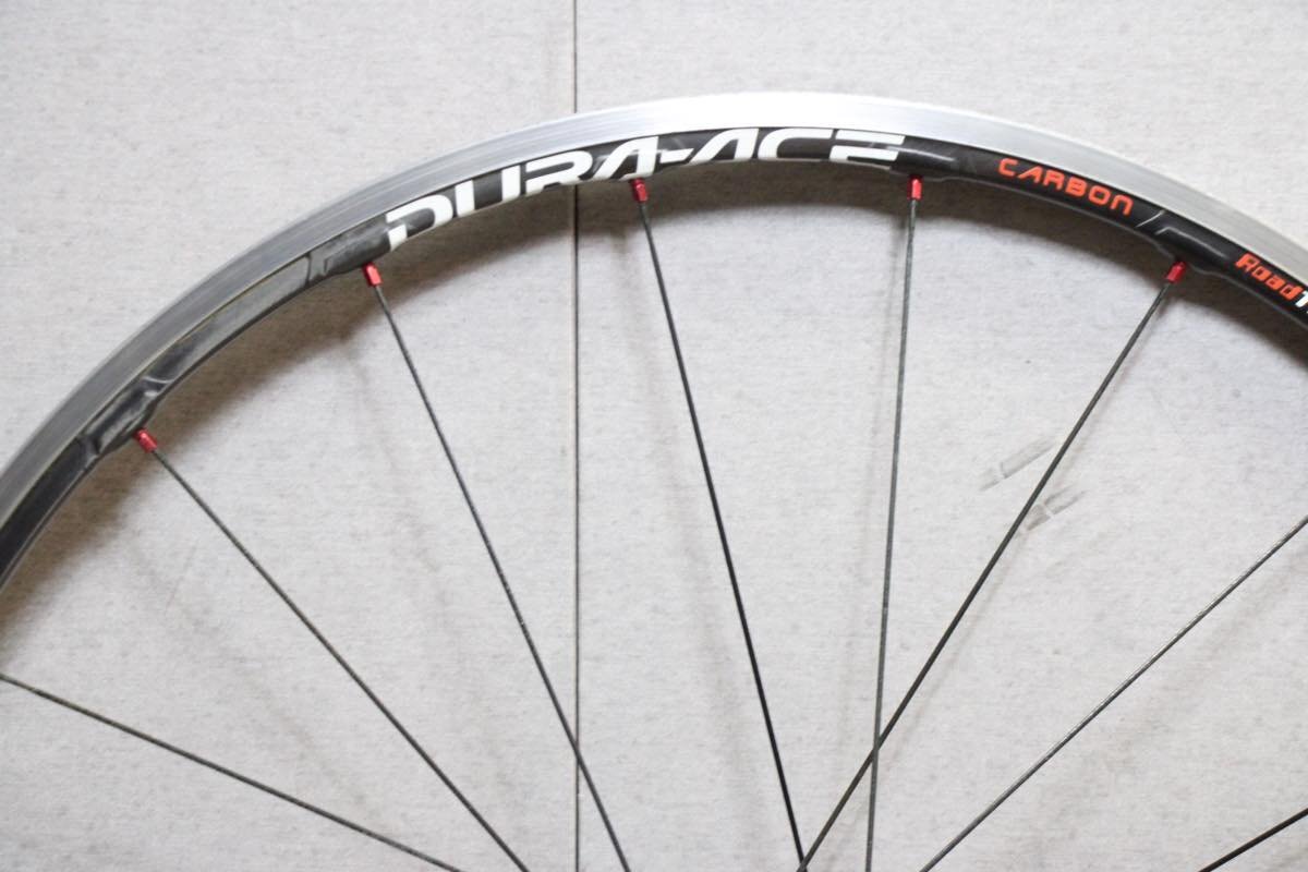 ○SHIMANO シマノ WH-7850-C24 シマノフリー 10s対応 クリンチャー カーボンハイブリッドリム ホイールセット_画像10