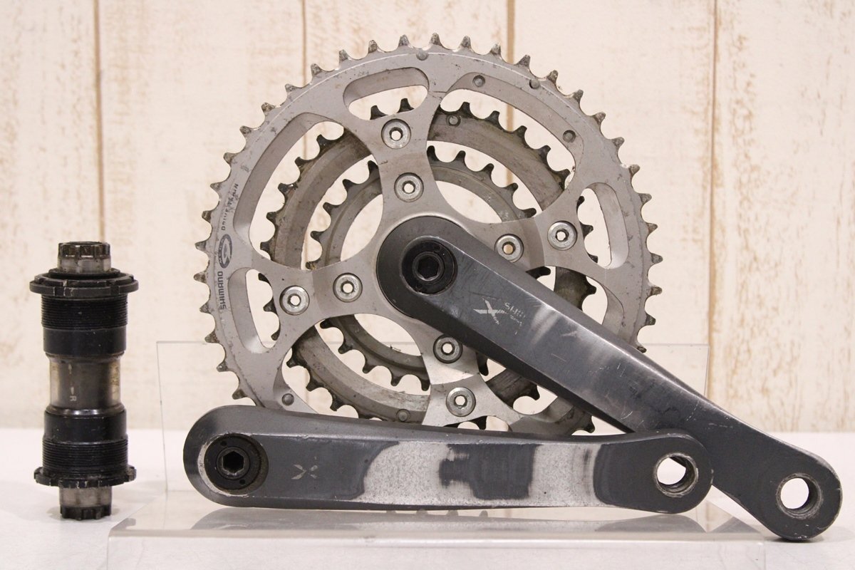 最も ★SHIMANO シマノ BCD:110/74mm クランクセット 3x9s 46/34/24T 170mm XTR FC-M952 セット