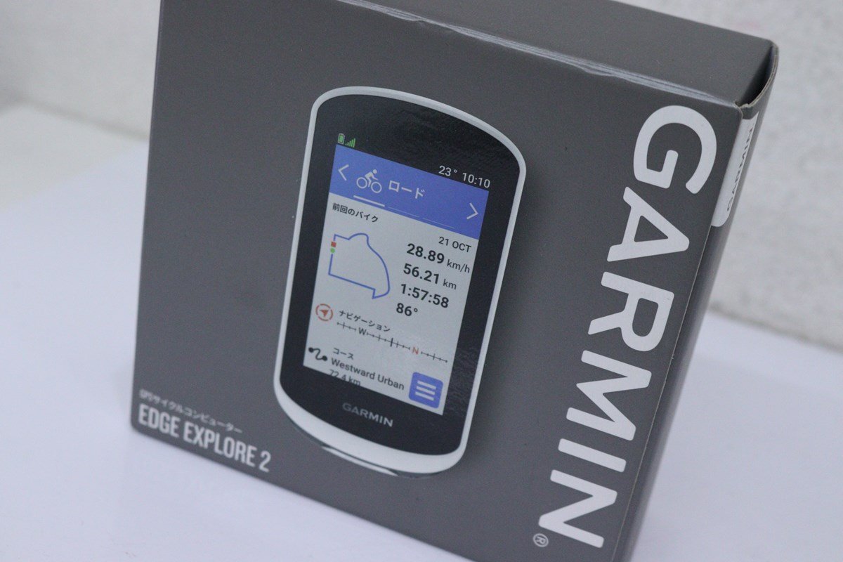 ★GARMIN ガーミン Edge EXPLORE 2 日本語対応 GPSサイクルコンピューター 美品の画像5