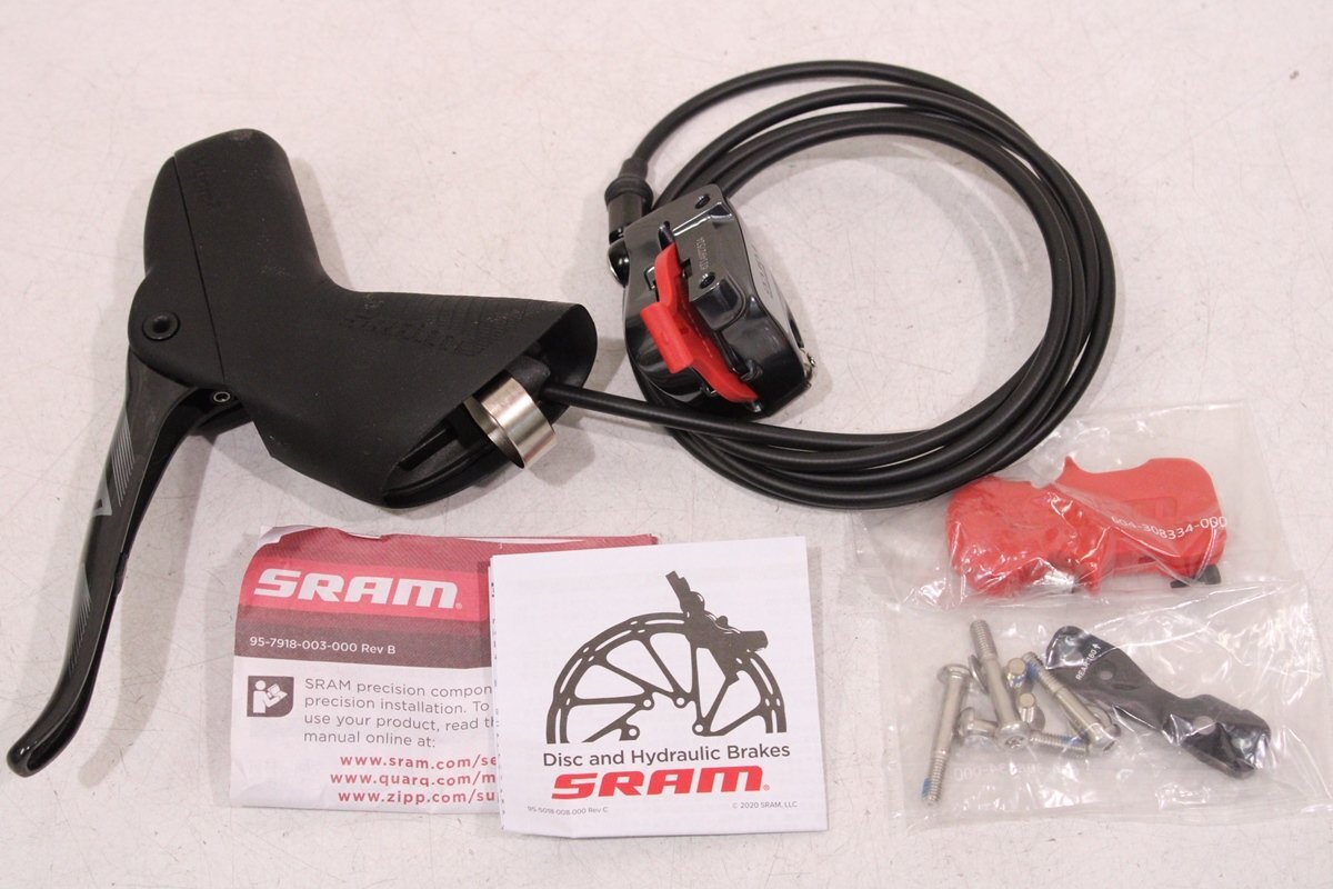 ★SRAM スラム FORCE1 HRD 油圧ディスクブレーキ 左ブレーキレバー リアブレーキキャリパーセット 1800mm 未使用品