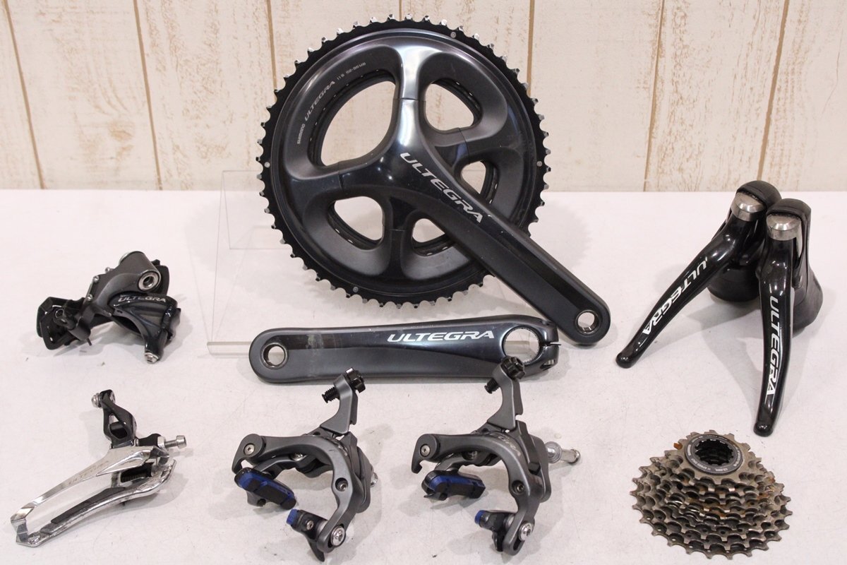 正規品販売! シマノ ★SHIMANO 6800シリーズ 52/36T 172.5mm グループセット リムブレーキ 2x11s ULTEGRA パーツセット