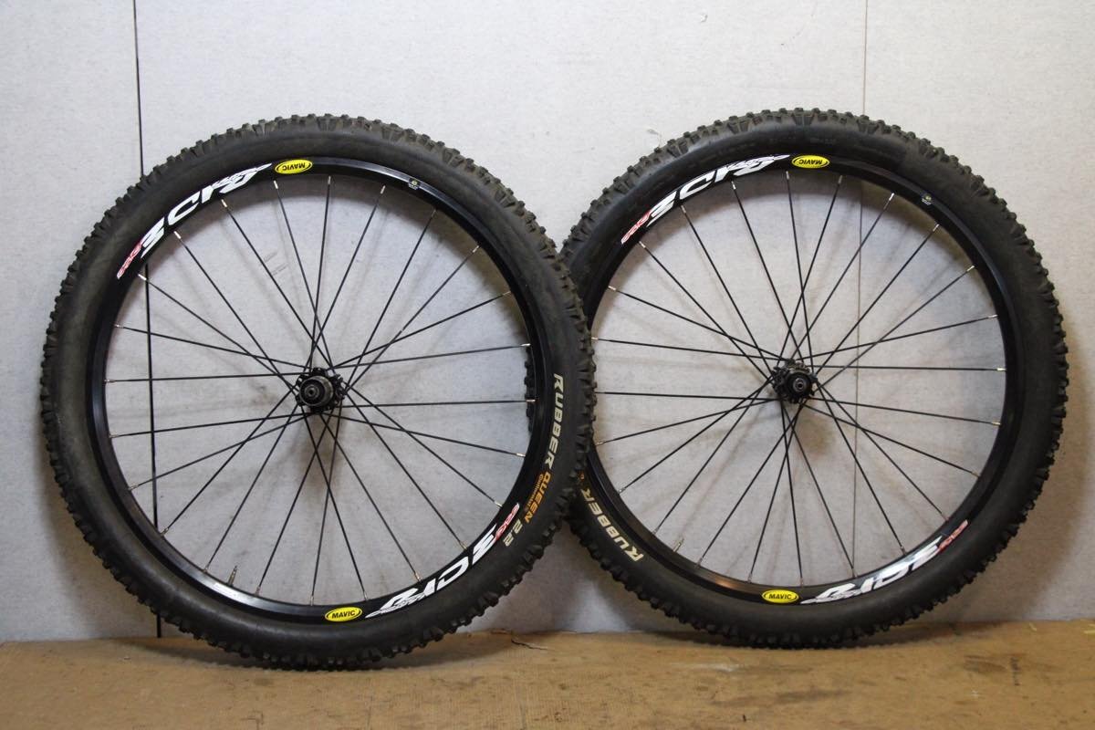 ○MAVIC マビック CROSS RIDE DISC 26インチ シマノフリー 10s対応 クリンチャー ホイールセット_画像1