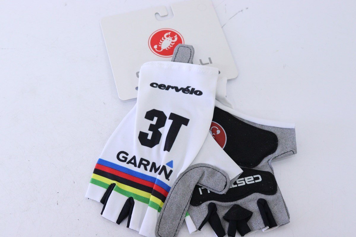 ▽CASTELLI カステリ WC AERO RACE GLOVE ハーフフィンガーグローブ Mサイズ 未使用品_画像1