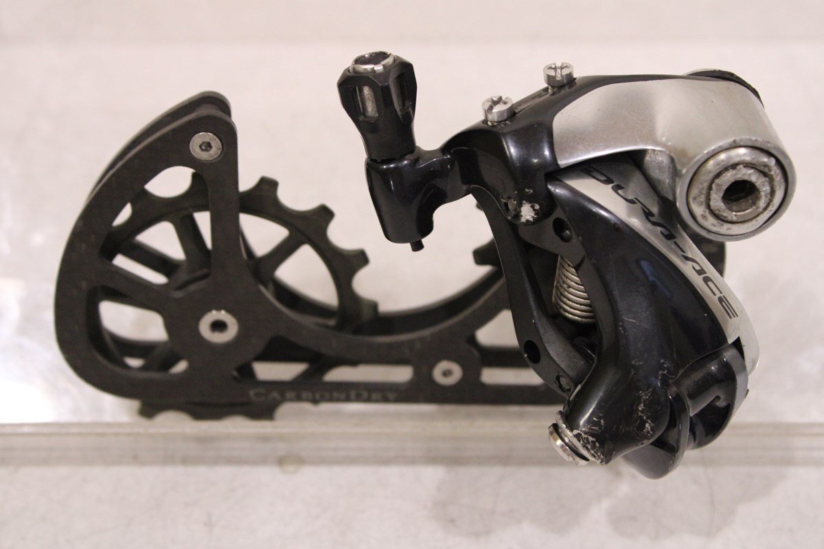 ★SHIMANO シマノ RD-9000 DURA-ACE 11s リアディレイラー SS CARBON DRY ビッグプーリー換装