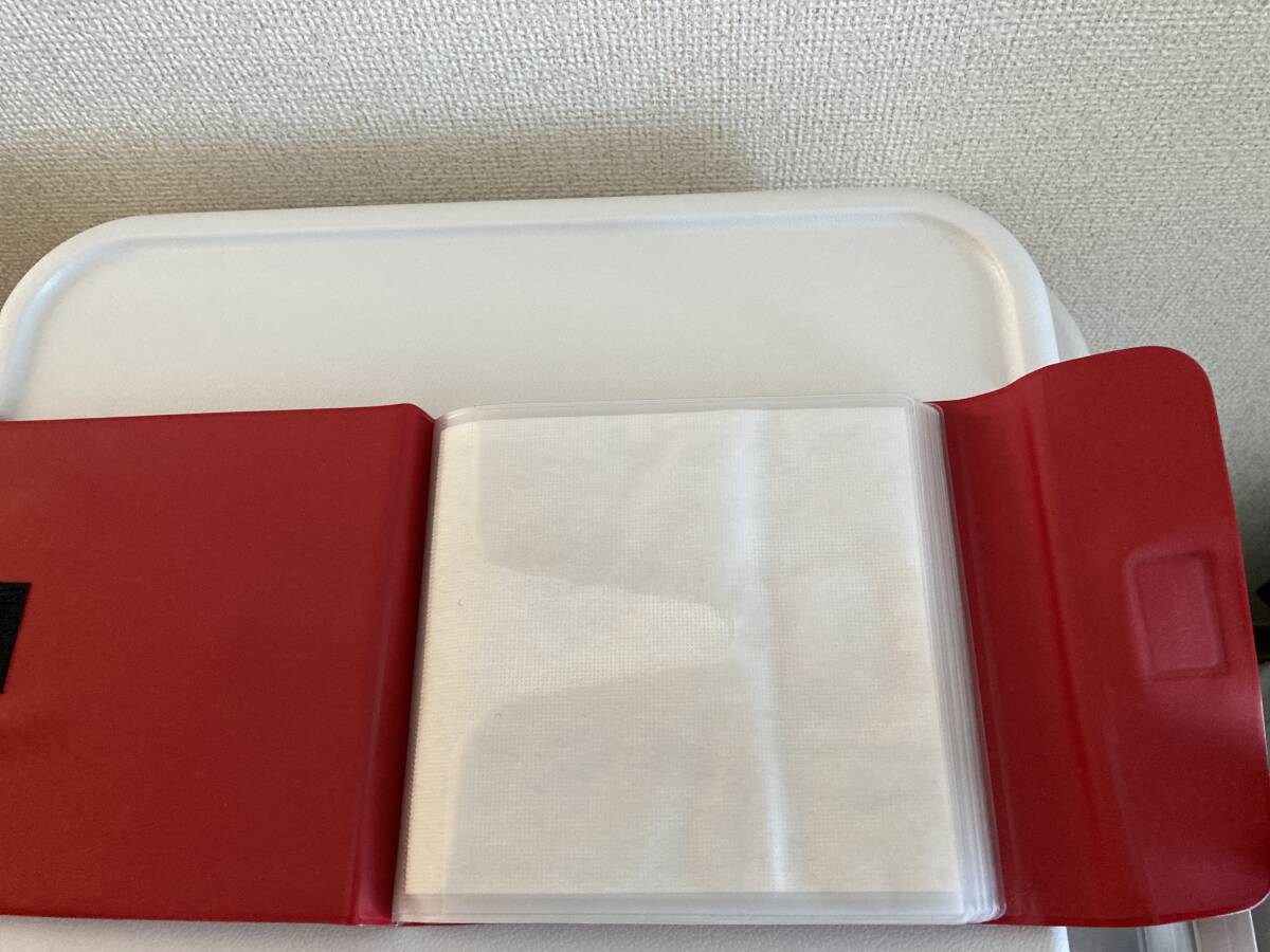  new goods unused Fujitsu Touch Ojisan CD-ROM case 12 pcs storage rare thing red 