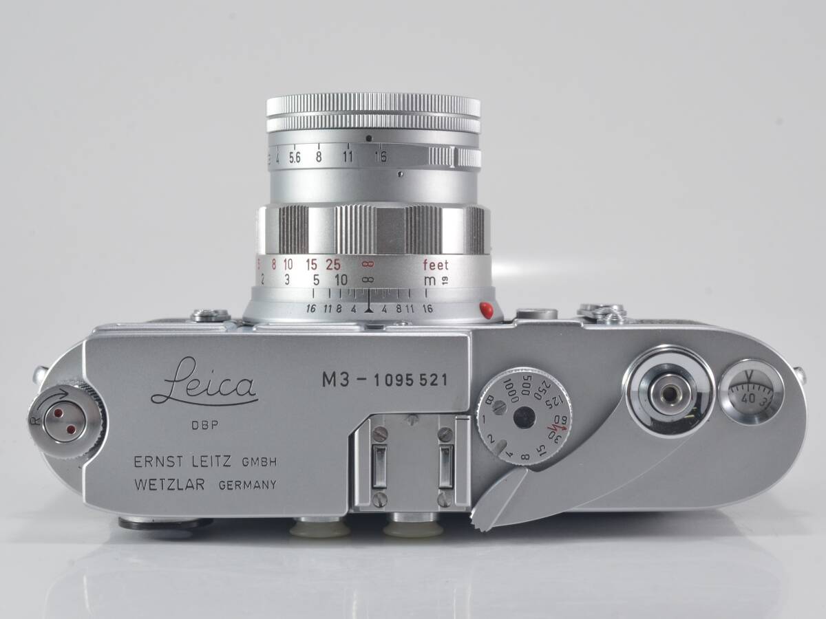 [美品☆超希少元箱付！] Leica (ライカ) M3 シングルストローク / SUMMICRON R 50mm F2 第1世代 後期型 元箱付 整備済 [保証] (52331)_画像3