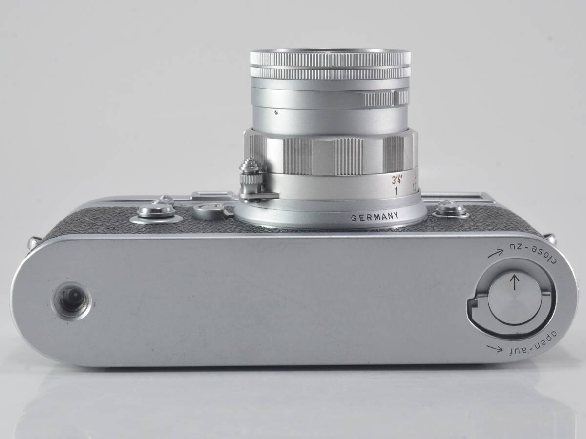 [美品☆超希少元箱付！] Leica (ライカ) M3 シングルストローク / SUMMICRON R 50mm F2 第1世代 後期型 元箱付 整備済 [保証] (52331)_画像4