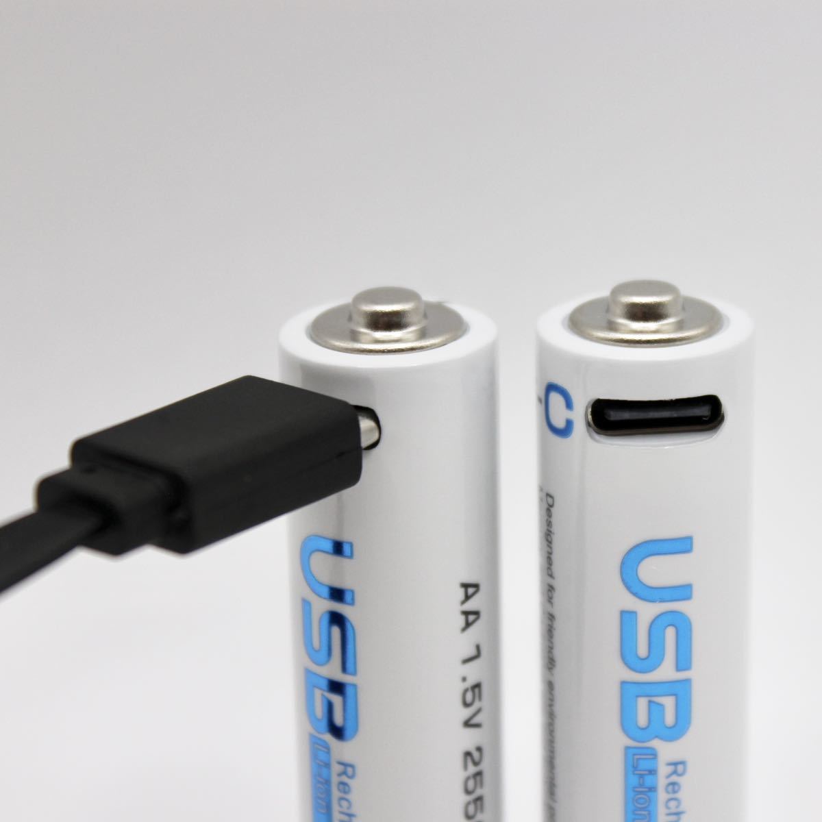  height performance USB type C rechargeable AA battery 2 pcs set (PSE Mark attaching )