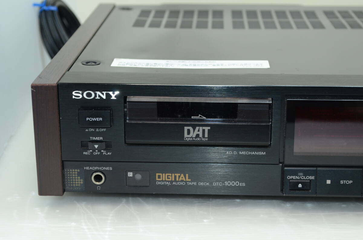 SONY ソニー DAT デッキ DTC-1000ES トレーベルト交換　録音再生確認_画像2