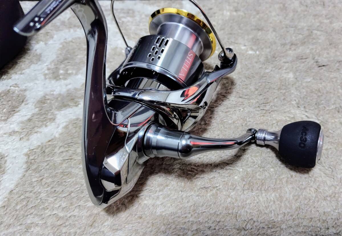 シマノ SHIMANO 18ステラ STELLA C5000XG オーシャンマークAC30＋夢屋ラウンドノブ　他オマケ付き_画像5