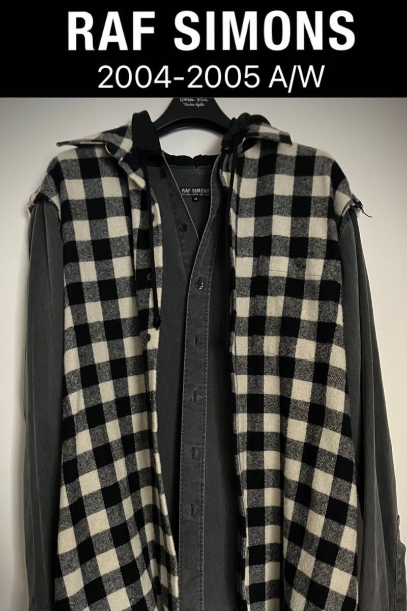 初期 raf simons ラフシモンズ 2004 AW ニット WAVE シャツ 初期 raf simons ラフシモンズ 2004 AW ニット WAVE シャツ