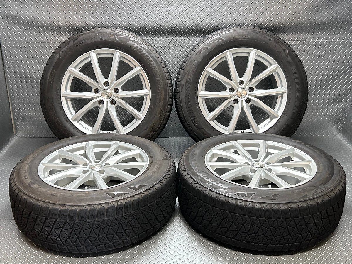 【中古】ブリヂストン ブリザックDM-V2 265/65R18 マナレイスポーツ ユーロスピード スパイダー18×8J+35 5穴114.3 (23080009)$_画像1