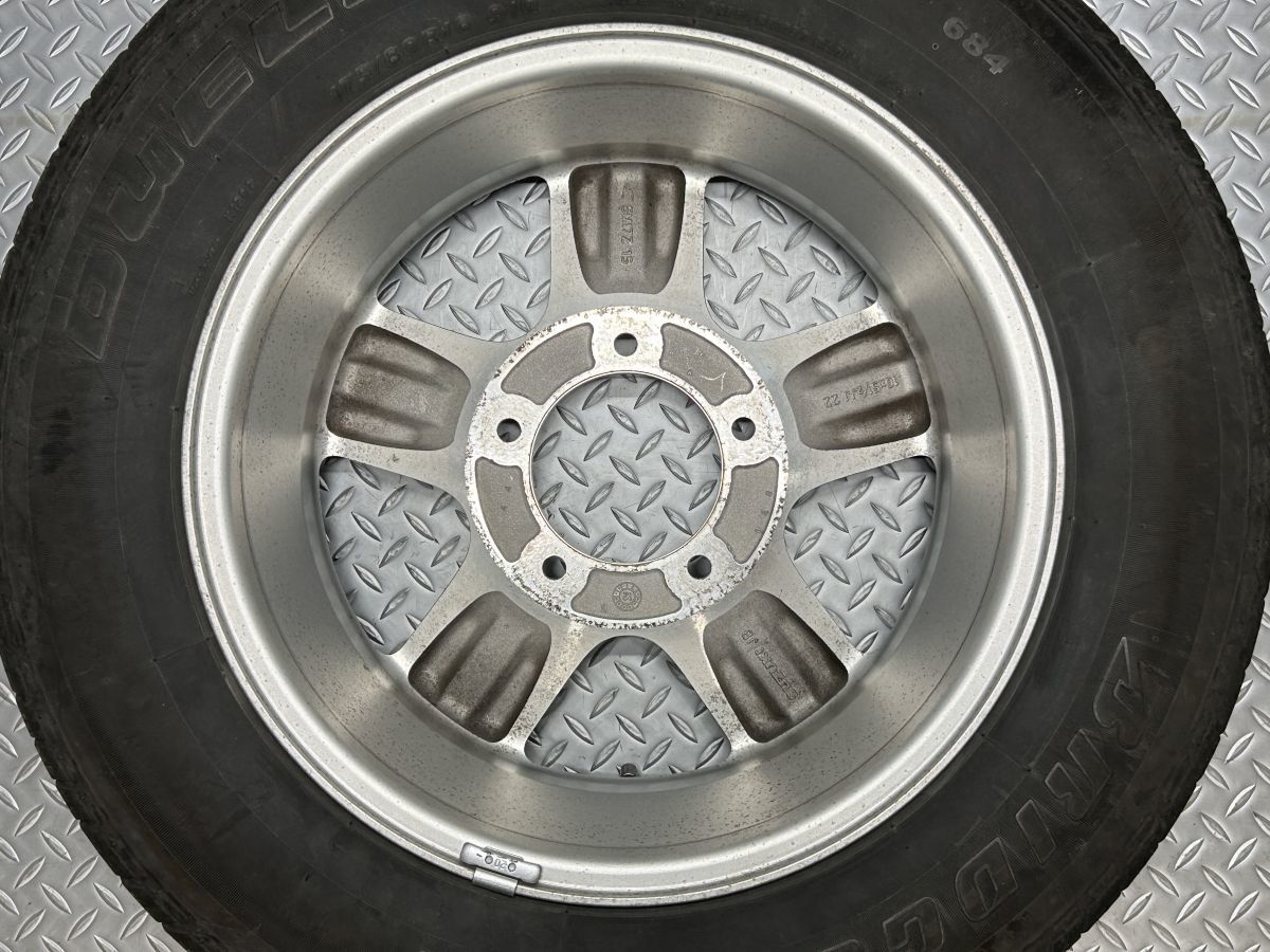 【中古1本】JB23W ジムニー 純正16x5.5JJ+22 5穴139.7 ブリヂストン デューラー H/T 175/80R16 BRIDGESTONE DUELER H/T (24010052)_画像9