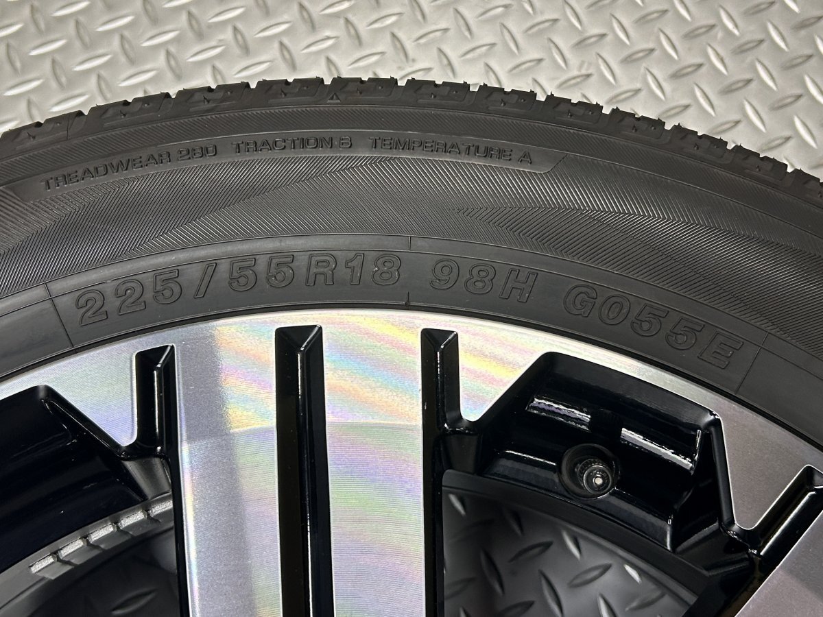 【中古】デリカD:5 純正18x7J+38 5穴114.3 ヨコハマ ジオランダーSUV G055 225/55R18 CV1W/CV2W/CV4W/CV5W D5(24020069)$の画像5