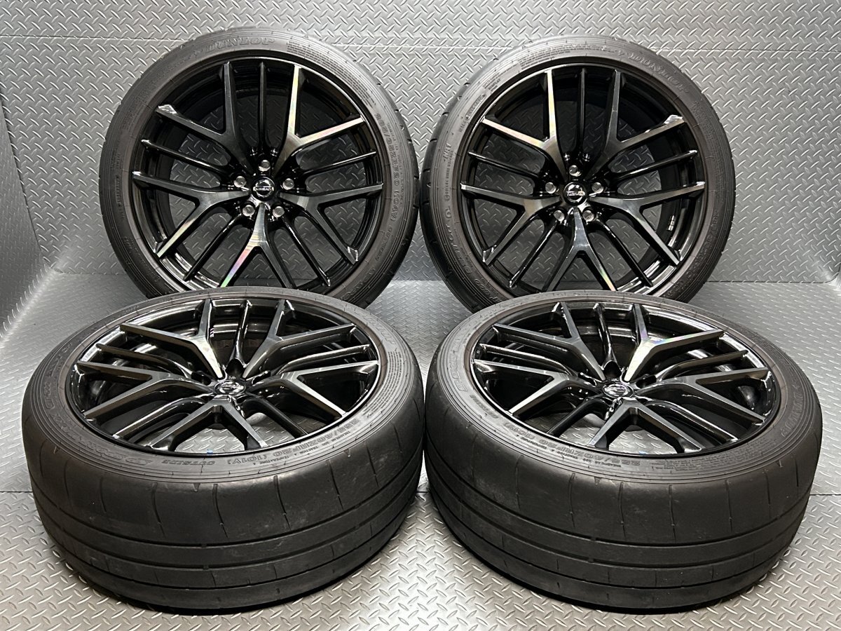 【中古】R35 GT-R 後期 純正20x9.5J+45 20x10.5J+25 5穴114.3 ダンロップ255/40ZRF20 285/35ZRF20 (24020165)_画像1