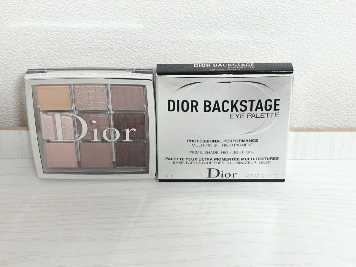 【値下げ不可】Christian Dior クリスチャンディオール バックステージアイパレット 002 クール