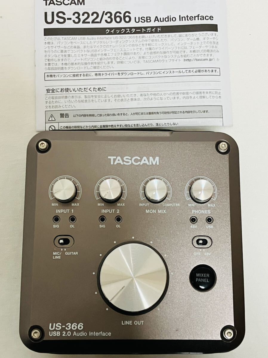 TASCAM US-366 Junk аудио интерфейс Tascam звук оборудование 