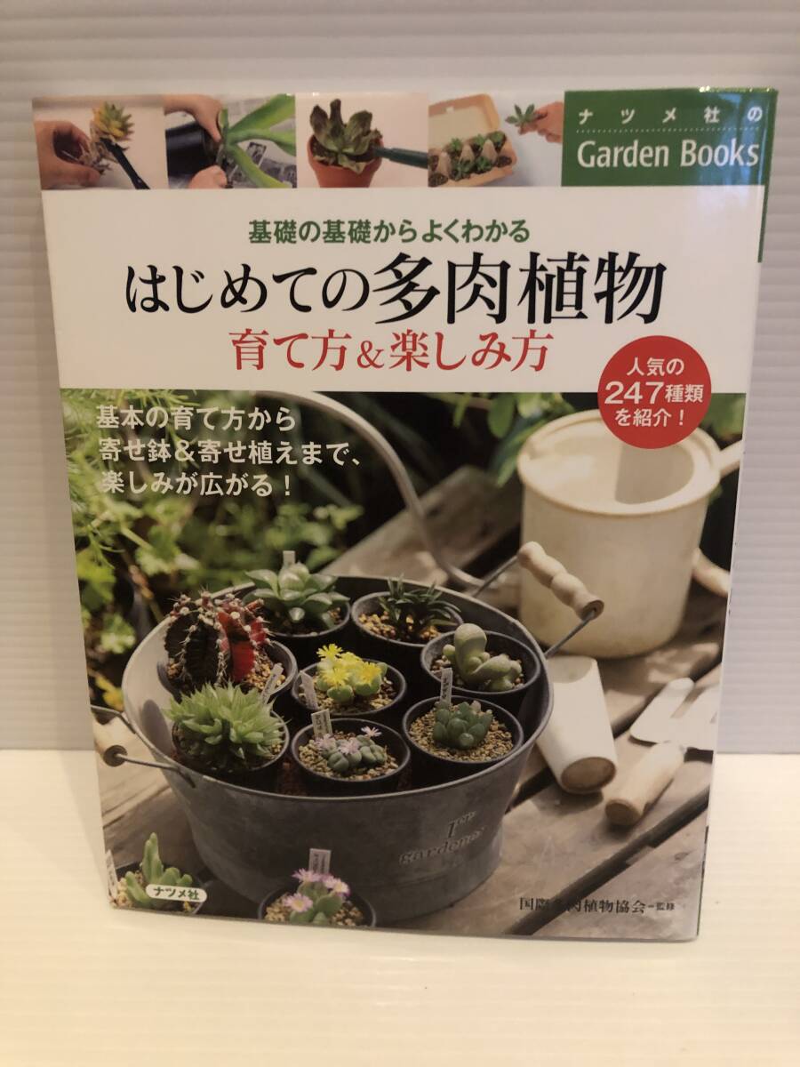 ※送料込※「基礎の基礎からよくわかる はじめての多肉植物 育て方＆楽しみ方 国際多肉植物教会 ナツメ社」古本の画像1