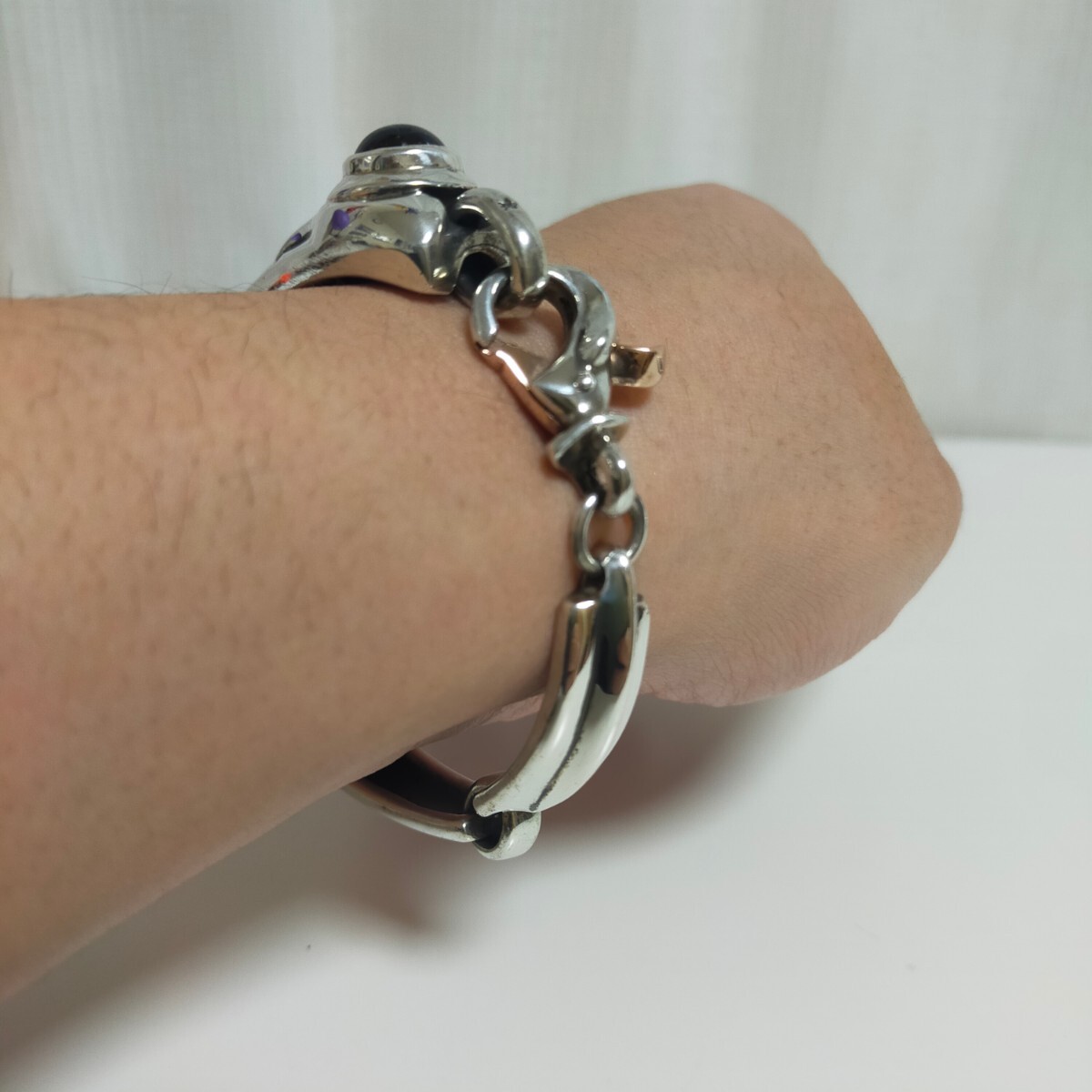 ARPEGE アルページュ 希少モデル 重厚 ブレスレット 極太 84g ARPEGE アルページュ 希少モデル 重厚 ブレスレット 極太 84g