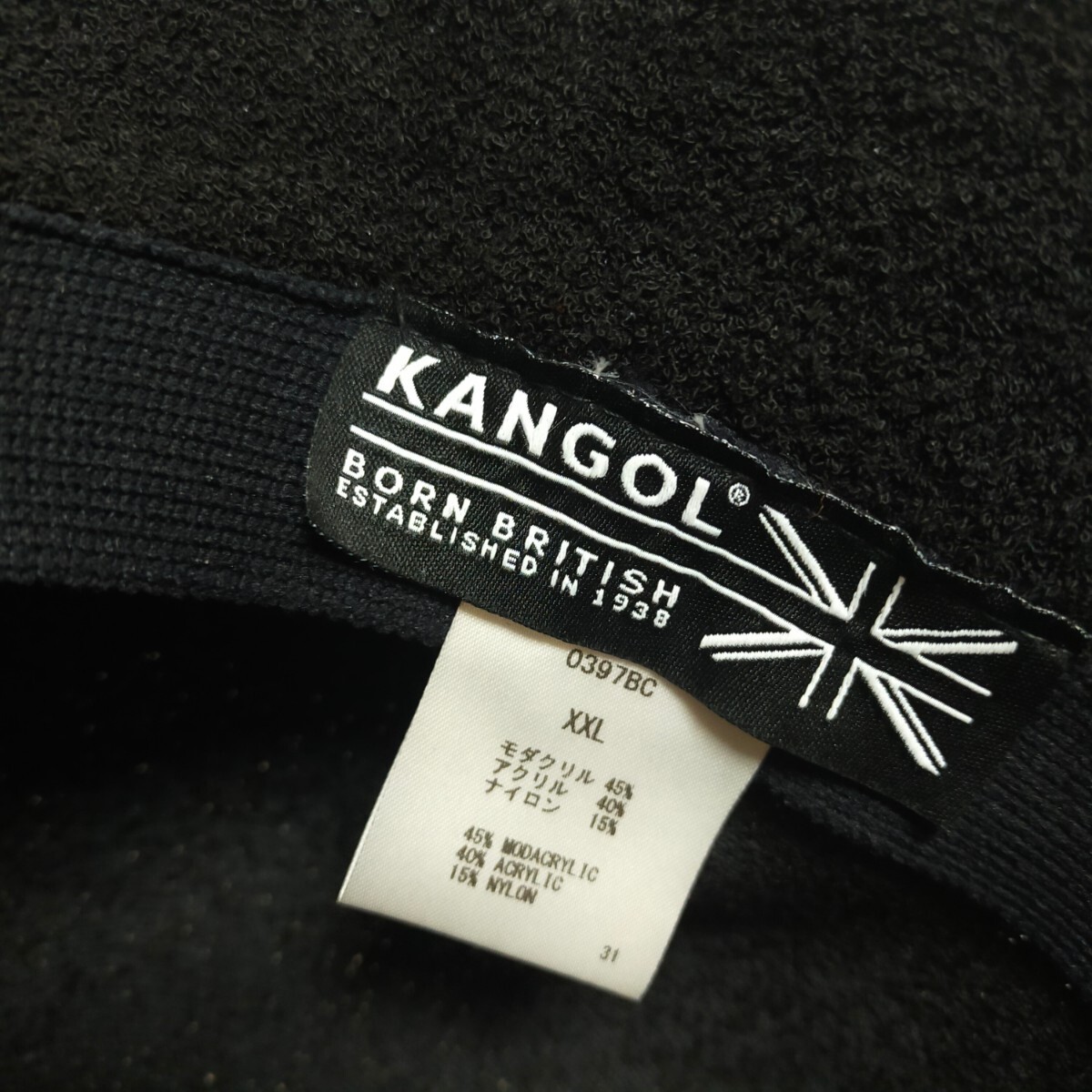 KANGOL Kangol 0397BC BERMUDA CASUAL BUCKET HATba Mu da casual панама шляпа редкий размер XXL( примерно 62~63cm) черный 