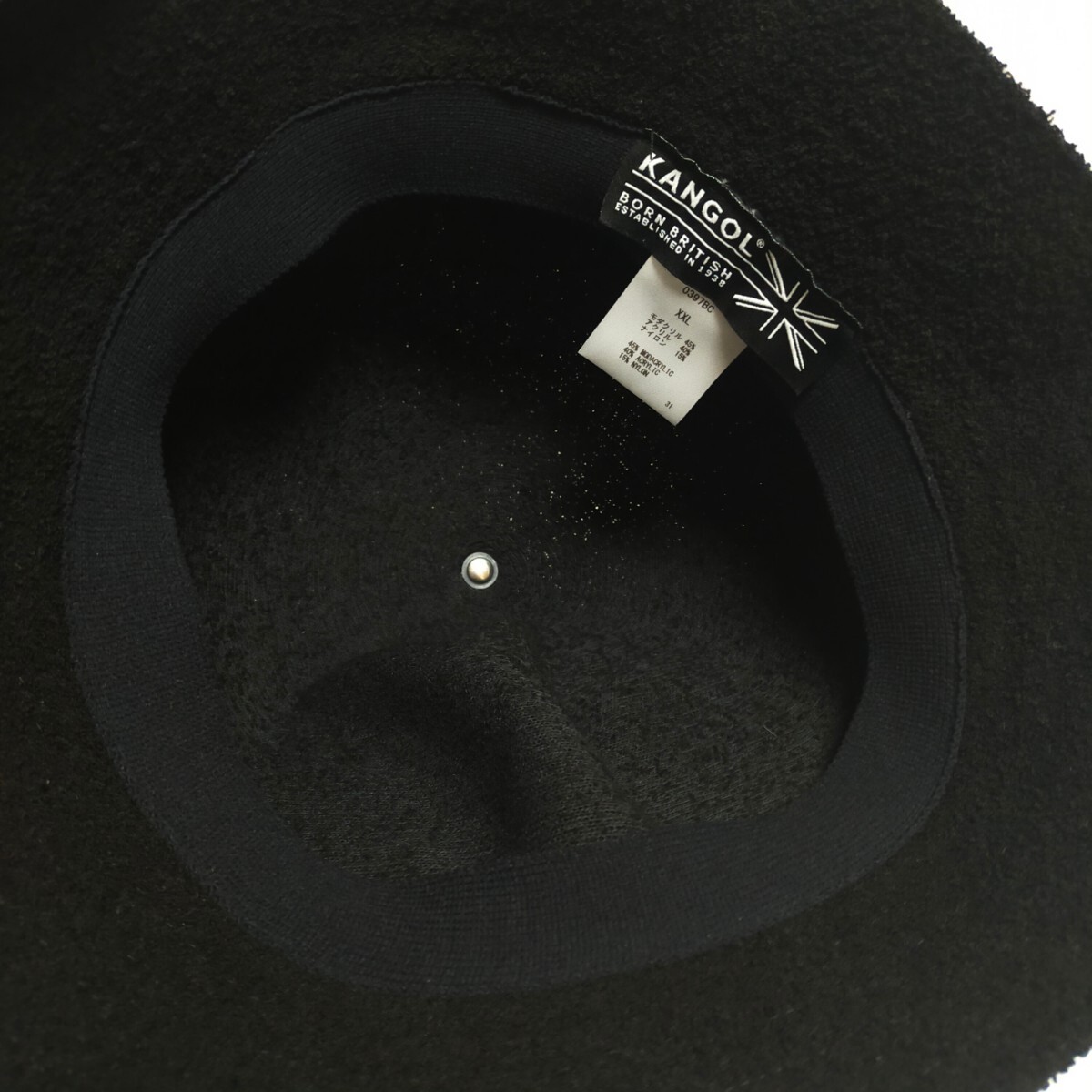 KANGOL Kangol 0397BC BERMUDA CASUAL BUCKET HATba Mu da casual панама шляпа редкий размер XXL( примерно 62~63cm) черный 