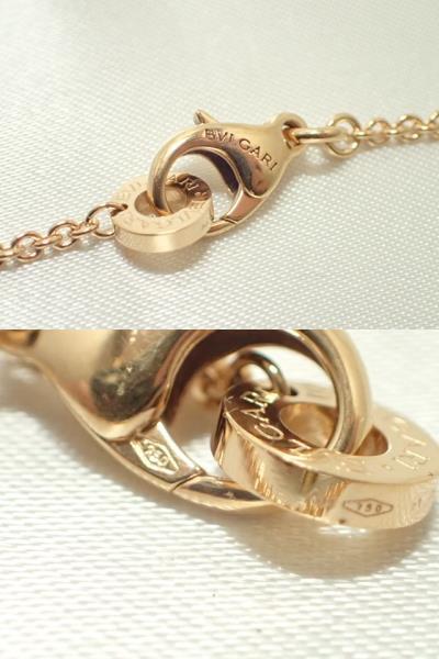 6308[T]現行品♪極美品！BVLGARI/ブルガリ◇ ビーゼロワン ネックレス 750 K18PG ピンクゴールド/参考価格：５６万の画像8