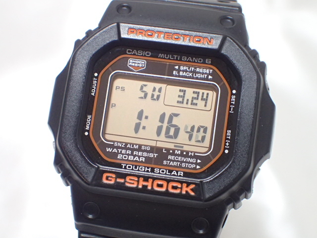 3245[T]CASIOカシオ/G-SHOCK/GW-M5610R/電波ソーラー/マルチバンド６/メンズ腕時計/デジタル/スクエア_画像2