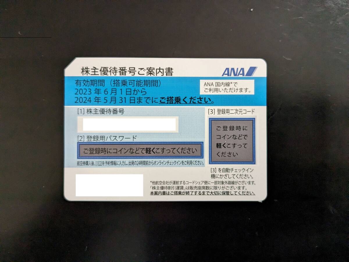 ★【ANA株主優待割引券】1枚（ 発券用コードお知らせのみ ）★_画像1