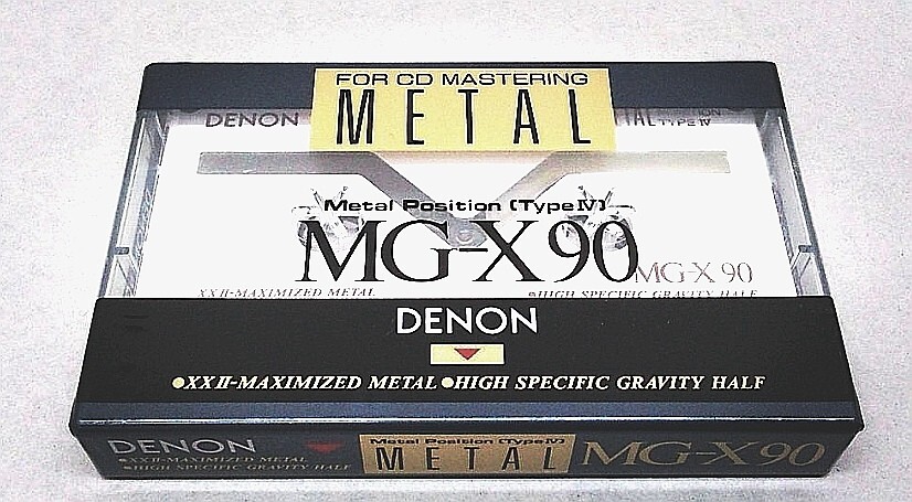 カセットテープ MG-X 90分 DENON METAL メタルテープ メタルポジション 高性能磁性体 XXⅡ マキシマイズ メタル デノン 日本コロンビアの画像1
