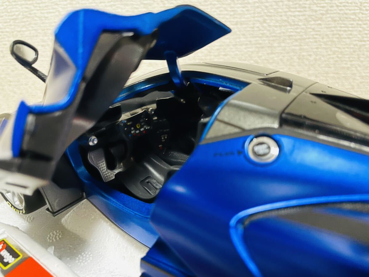 1/18 ブラーゴ フェラーリ FXXK evo blue meta tomica presents burago Ferrari_画像6