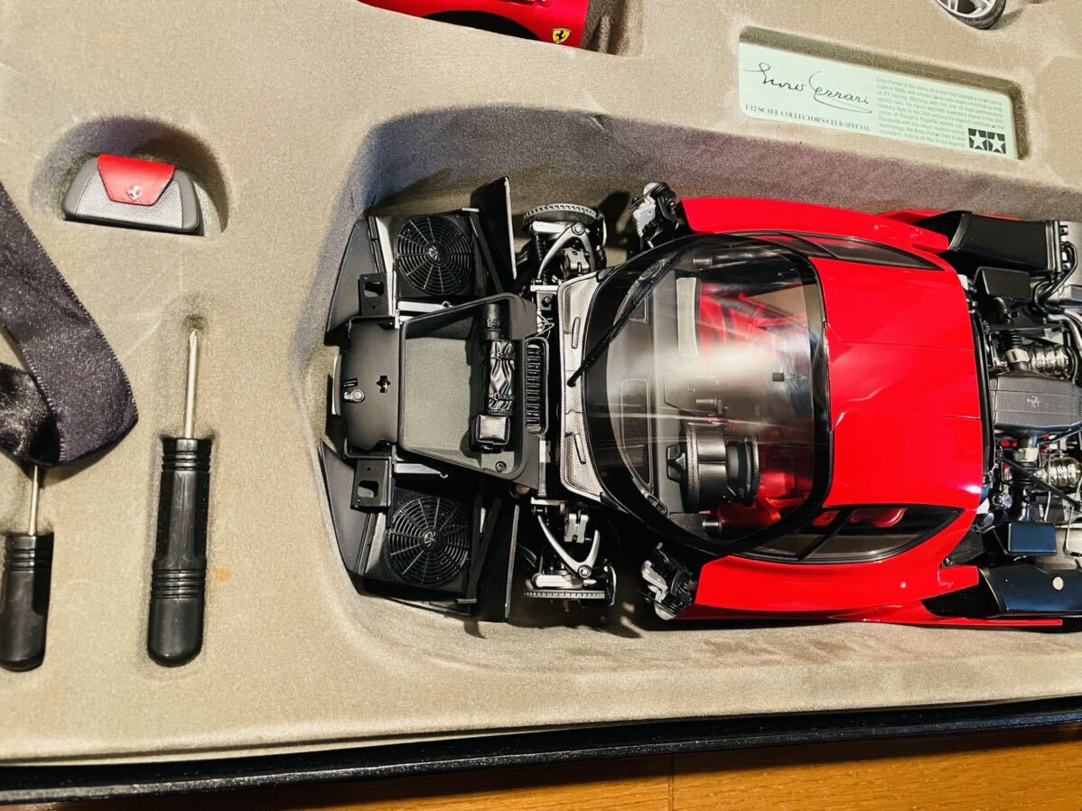 1/12 タミヤ Ferrari ENZO フェラーリ エンツォred セミアッセンブルキット タミヤ コレクターズクラブNo.5 TAMIYA_画像4