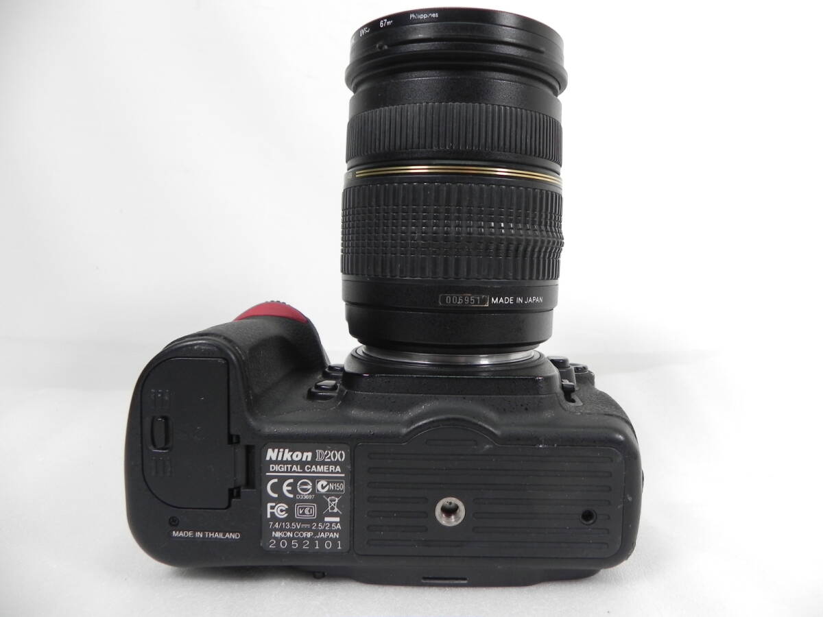 [R525]Nikon/ニコン D200 デジタル一眼レフ TAMRON AF 28-75mm F/2.8[IF] MACRO _画像9