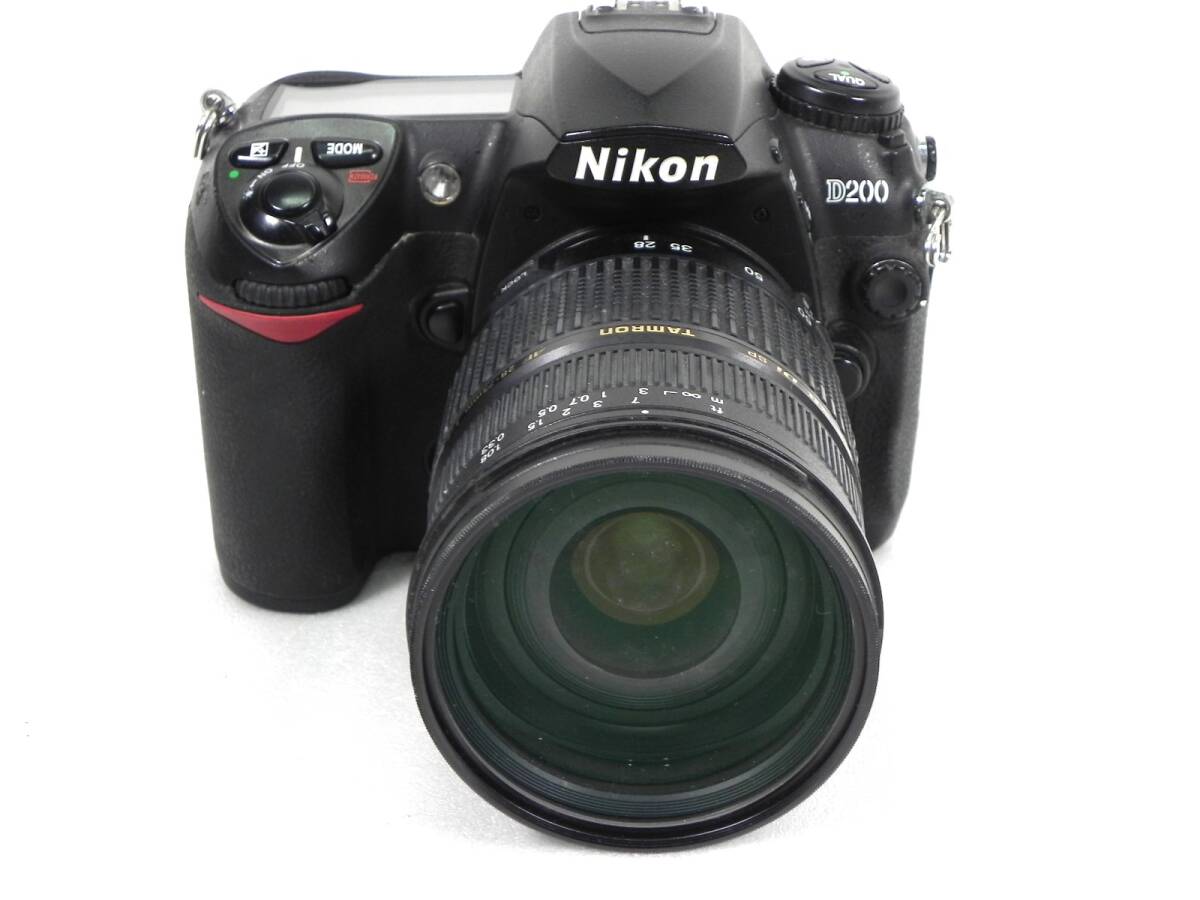 [R525]Nikon/ニコン D200 デジタル一眼レフ TAMRON AF 28-75mm F/2.8[IF] MACRO _画像3