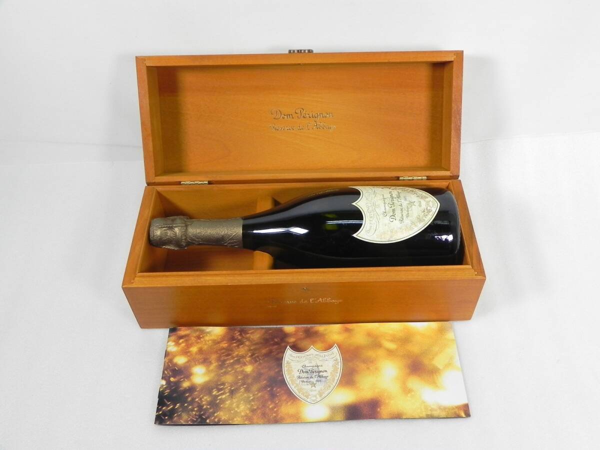 [R539]☆未開栓★Dom perignon ドンペリニヨン レゼルブ ド ラベイ ゴールド 2002 750ml 12.5％ 木箱・冊子付 シャンパン_画像1