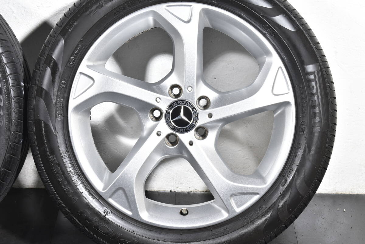 ☆ベンツ X156 GLAクラス 純正 18インチ☆PCD112 7J +46☆ピレリ スコーピオン VERDE☆235/50R18☆GLA180 GLA220 GLA250☆_画像3