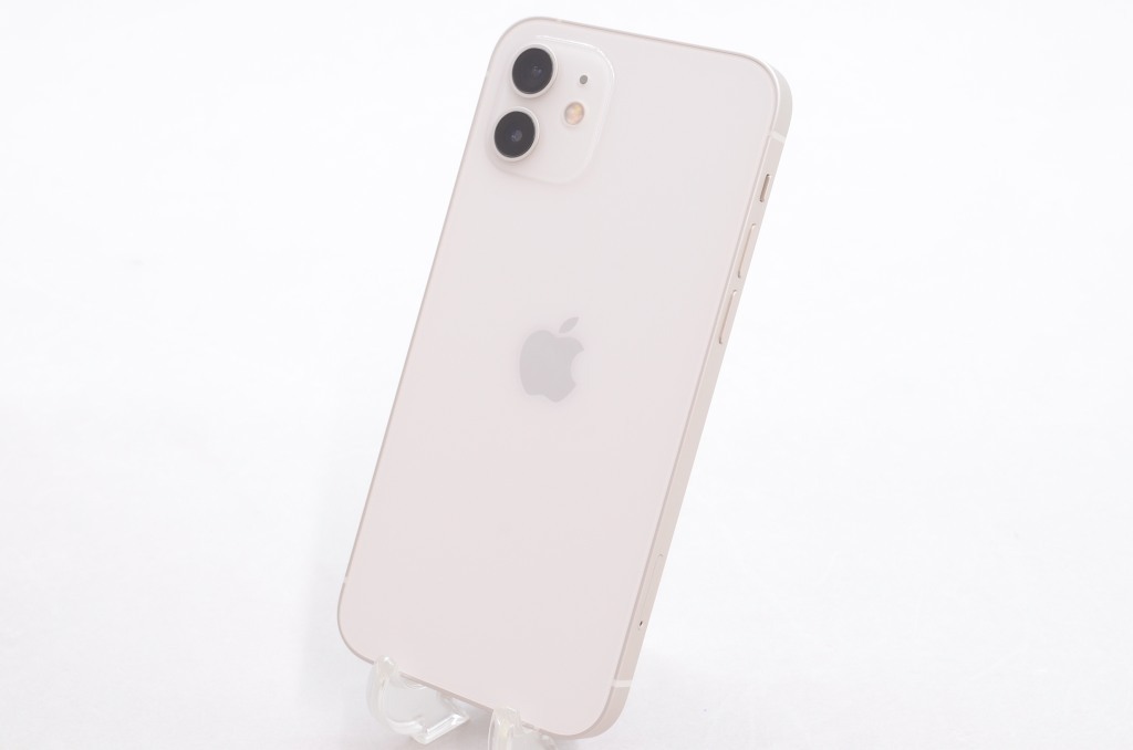[中古]SIMフリー Apple iPhone12 64GB White A2402 MGHP3J/A_画像1