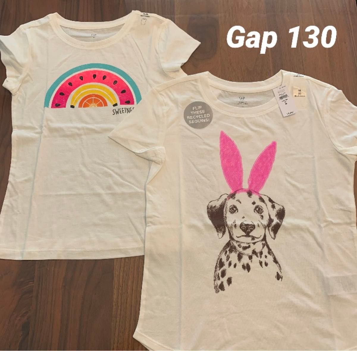 【新品】GAP KIDS ギャップ キッズ 半袖 Tシャツ トップス 女の子 130cm