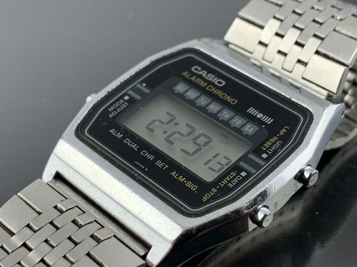 A1290]1円～☆メンズ腕時計 CASIO カシオ デジタル アラームクロノ A660 動作品_画像9