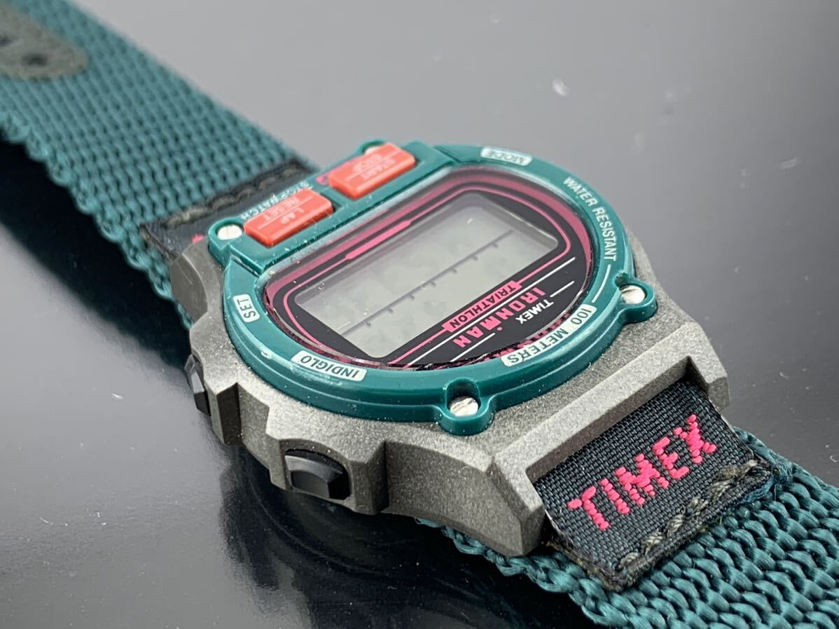 [A1295]1円～☆レディース腕時計 デジタル タイメックス TIMEX INDIGLO IRONMAN 動作品_画像7