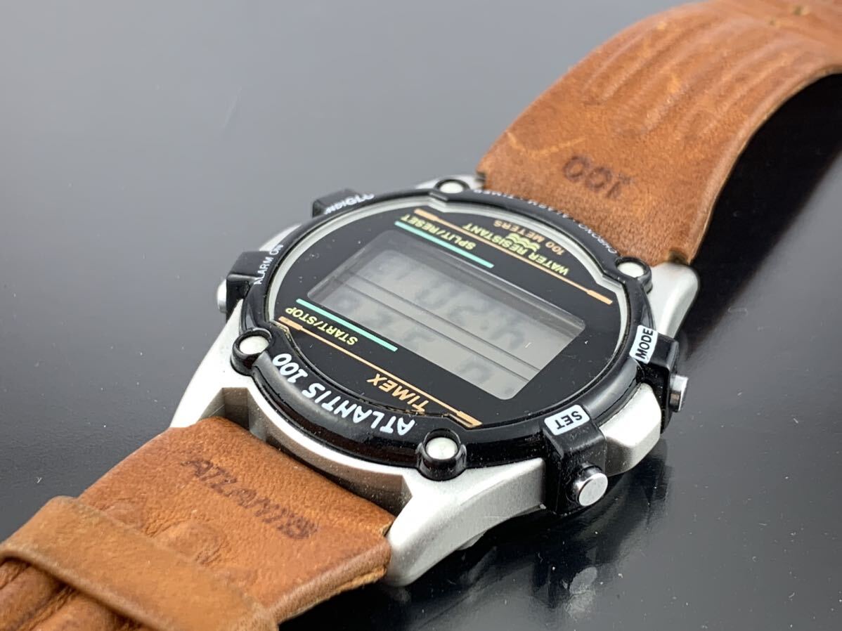 [A1295]1円～☆メンズ腕時計 デジタル タイメックス TIMEX ATLANTIS 動作品_画像5