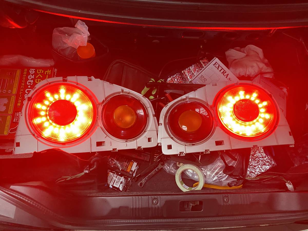 ★補修用/改造用LED基盤:日産 スカイライン GTR GT-R BNR34 R34 ER34 ENR34 HR34 用 ニスモ NISMO GTテールランプ 大判と小判 1セット_画像7