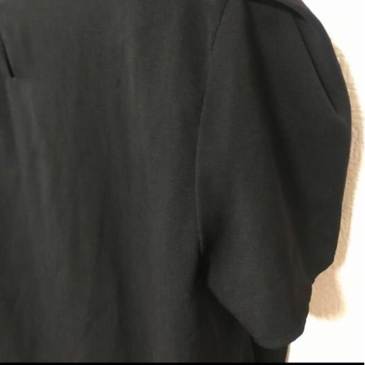 インデックス　INDEX 半袖　黒　 カットソー きれいめ シャツ 半袖 ブラウス トップス