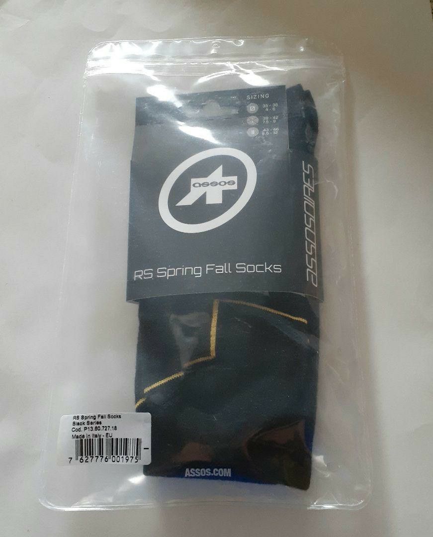 Assos RS Spring Fall Socks サイズ：1(39-42)