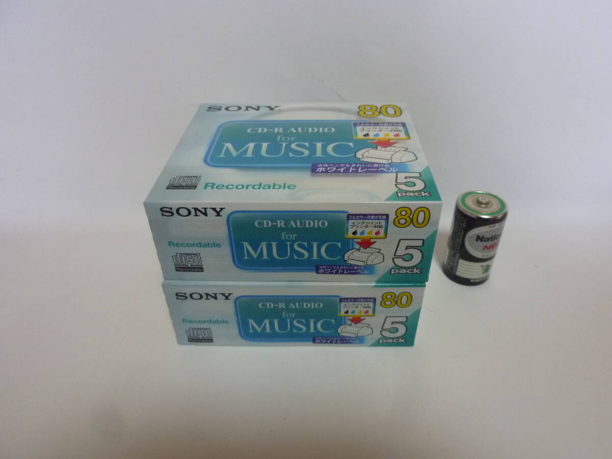 SONY CD-R (８０分）５ｐack×２個＝１０枚_画像1